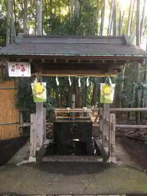 喜多見氷川神社の手水舎