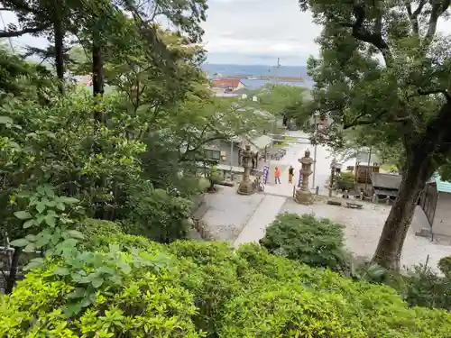 走水神社の景色