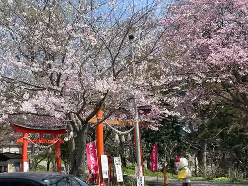虻田神社の自然