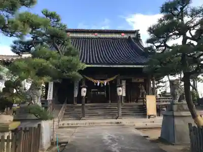 放生津八幡宮の本殿・本堂