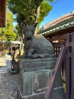 牛嶋神社の狛犬