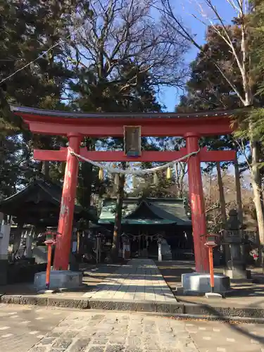 小室浅間神社の鳥居