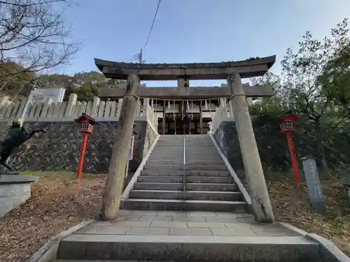 男山八幡宮の鳥居