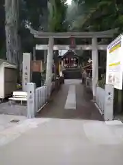 中之嶽神社の鳥居