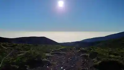 刈田嶺神社(奥宮)の景色