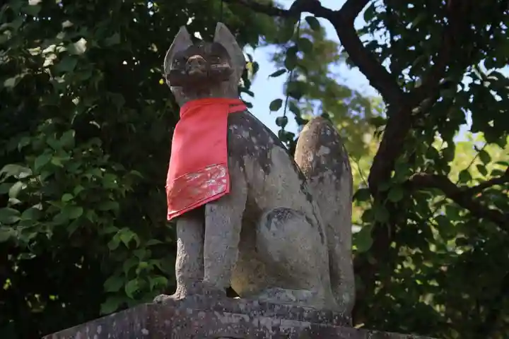 開成山大神宮の狛犬