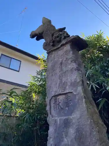 黒田原神社の狛犬