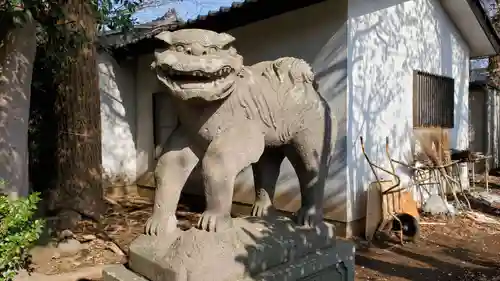 八幡神社の狛犬