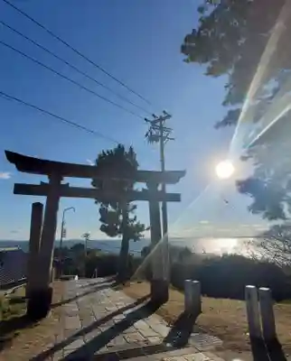 幡頭神社の鳥居