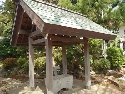 岸根杉山神社の手水舎