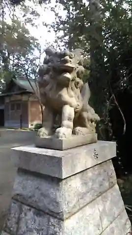 廣幡八幡宮の狛犬