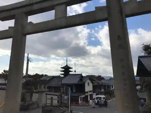 京都霊山護國神社の鳥居