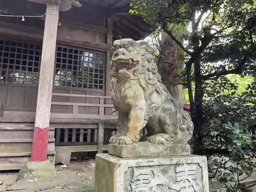 子之神社の狛犬