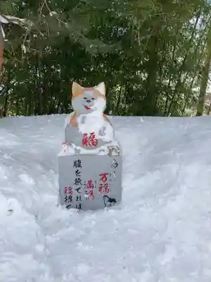 鹿角八坂神社の狛犬