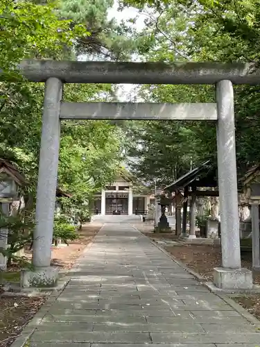 妹背牛神社の鳥居