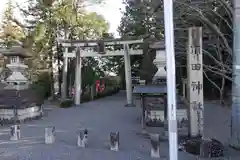 川田神社の鳥居