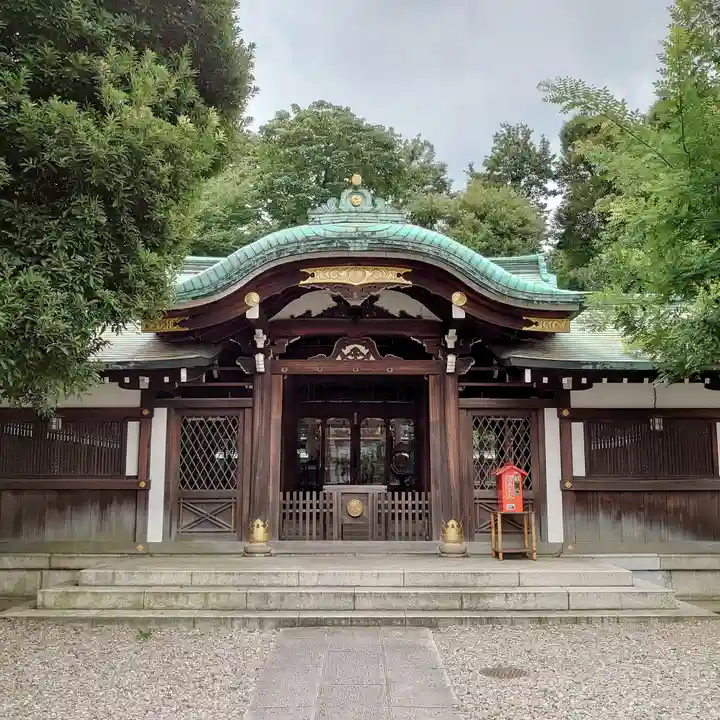 白金氷川神社の本殿・本堂