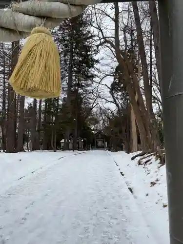 大谷地神社の庭園