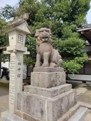 姉倉比賣神社の狛犬