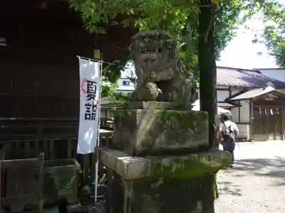 阿邪訶根神社の狛犬