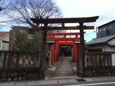 天王坊稲荷神社の鳥居
