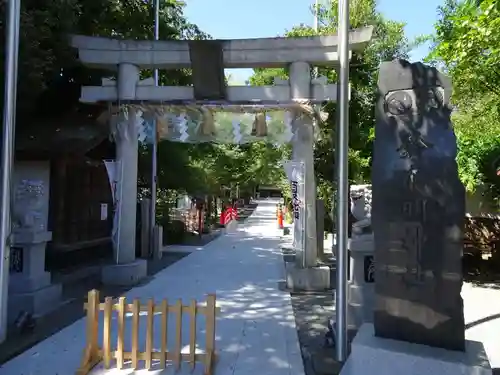 鈴鹿明神社の鳥居