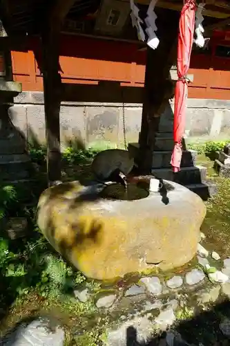 宇太水分神社の手水舎