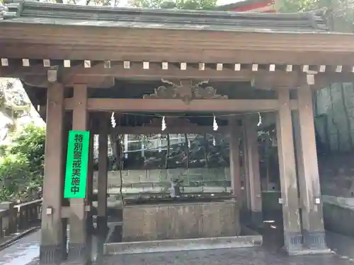 江島神社の手水舎