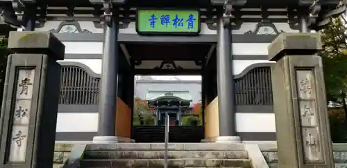 青松寺の山門