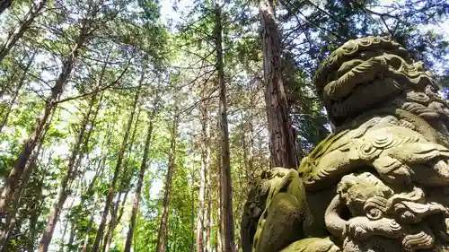 神明神社の狛犬