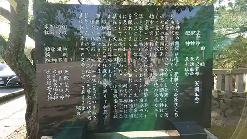 越中一宮 髙瀬神社の歴史