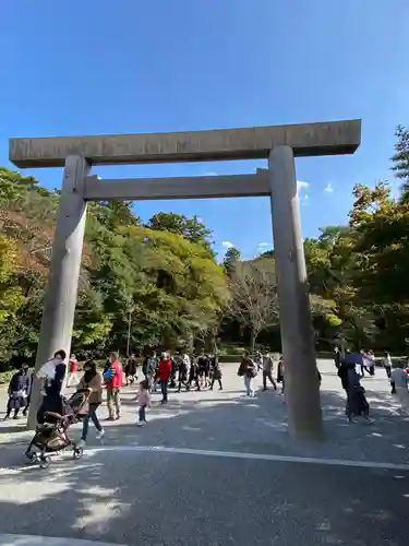 伊勢神宮内宮（皇大神宮）の鳥居