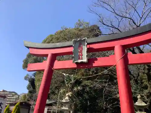 大稲荷神社の鳥居