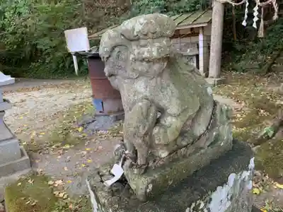 白旗神社の狛犬