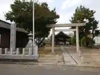 八劔社(中島新町八劔社)の鳥居