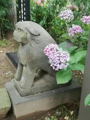 越谷香取神社の狛犬