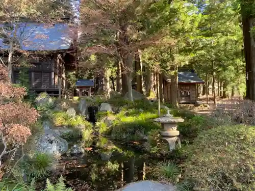 河口浅間神社の庭園