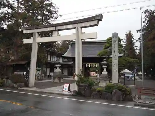 甲斐國一宮 浅間神社の鳥居