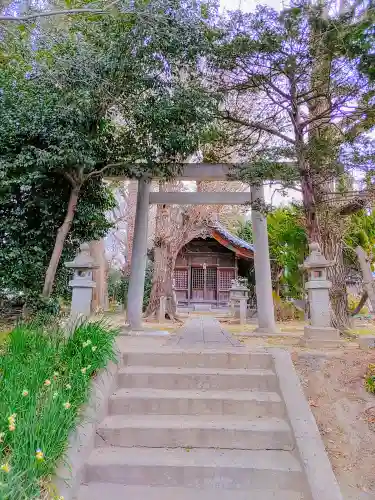 津島社の鳥居