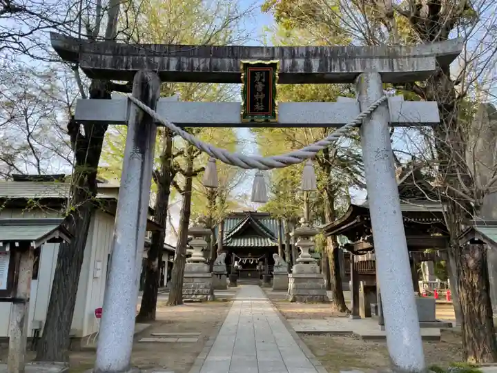金村別雷神社の鳥居