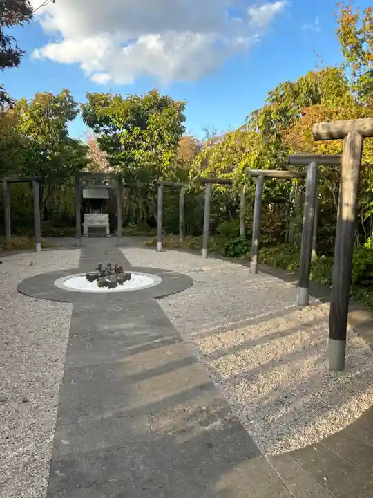 鉄道神社の鳥居