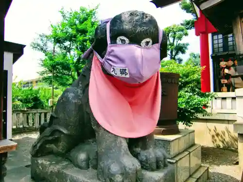 元郷氷川神社の狛犬