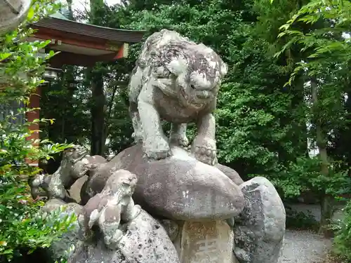 寒田神社の狛犬