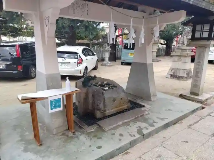 廣瀬神社の手水舎