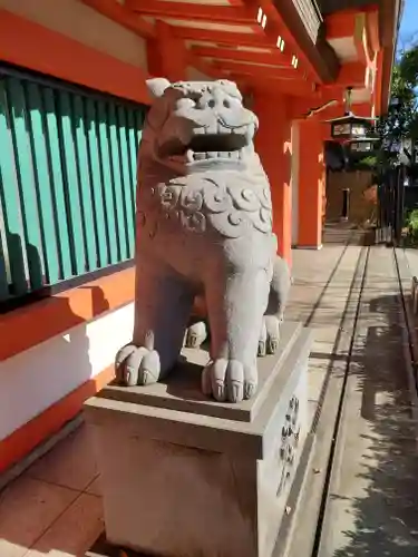 千葉神社の狛犬