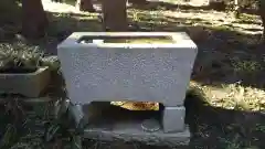 神明雷神社の手水