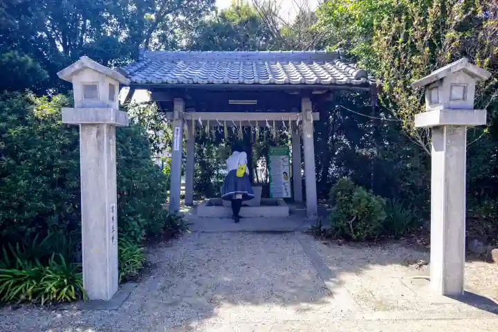 比佐豆知神社の手水舎