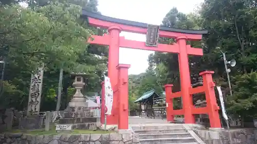 龍田大社の鳥居