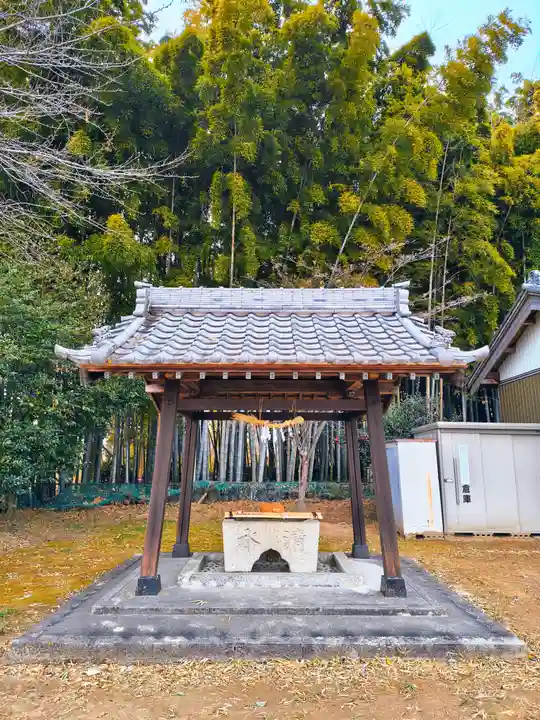 立野天神社(浅野)の手水舎