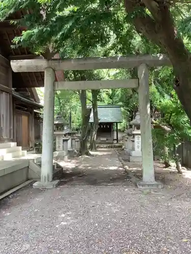 安久美神戸神明社の鳥居